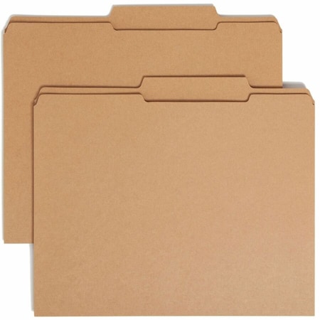 Smead FOLDER, KRAFT, 2/5CT, LTR 10776
