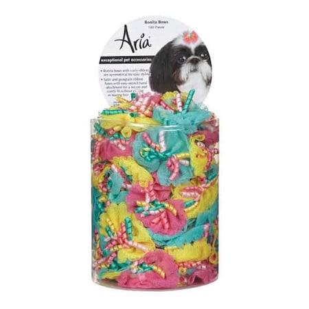 Aria Polyester Bonita Bows - 100 Count AR433718