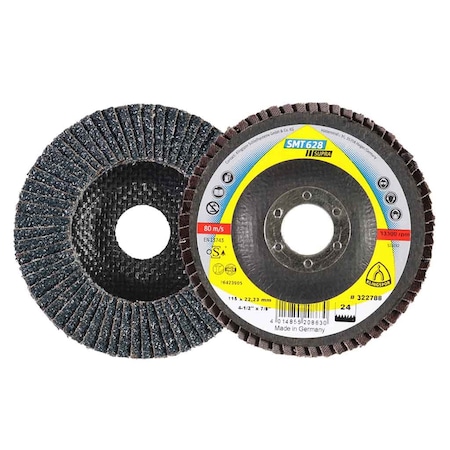 Klingspor SMT Flap Disc 628 4-1/2" 40 Grit, 10PK 628040115022