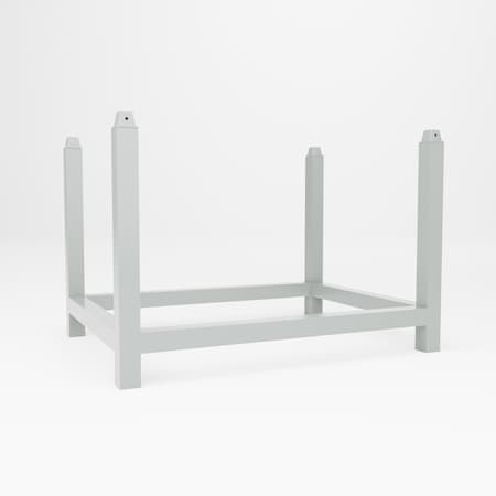 Pucel Stacking Rack Unit, 42 in W x 32 in H x 30 in D, Putty SRU-342