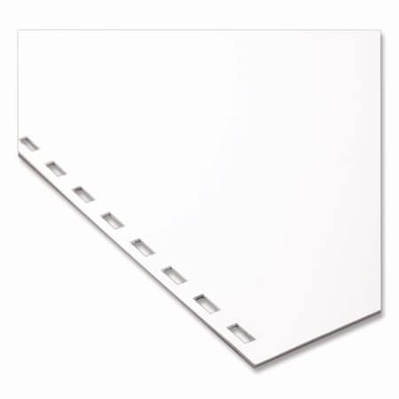 Gbc CombBind Pre-Punched Paper, 19-Hole, 92 Bright, 20 lb Bond Weight, 8.5 x 11, Unruled, 500PK 2020046