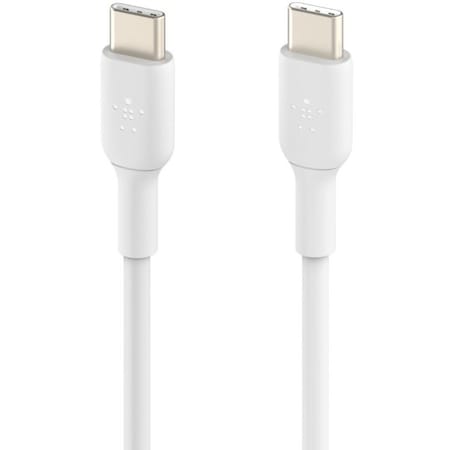 Belkin USB-C to USB-C Cable (1m / 3.3ft, White) CAB003BT1MWH