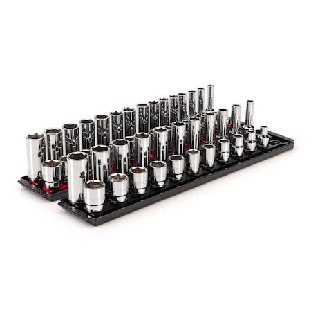 Tekton Socket Set, Steel, 52 Pieces SHD92213