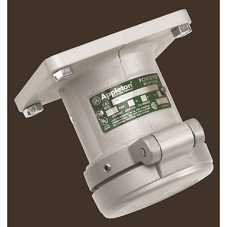 Appleton Electric PinandSleeveReceptacle, 60A, 50hp, Gry, Alum ADR6034