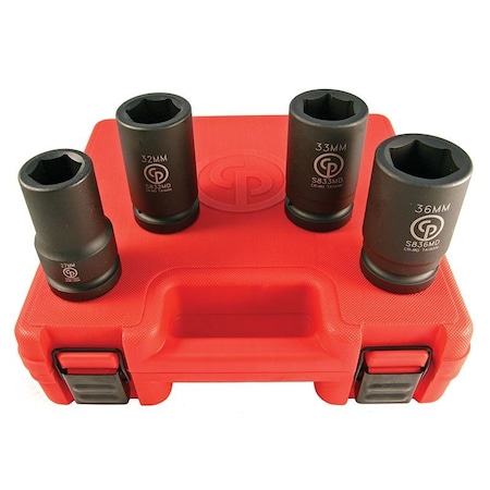 Chicago Pneumatic CHICAGO PNEUMATIC SS814D 1inDR 4PC MET IMP SET 8940166016