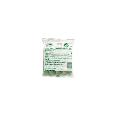 Jobes Fertilizer Spike Bag, Spike, Light Green, Slight Ammonia Bag, 5PK 02010
