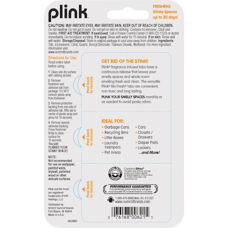 Plink Fresh Spaces Odor Eliminator, 3-Count PFSPA12T
