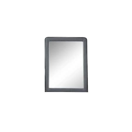 Homeroots 36" Light Gray Framed Mirror 285881