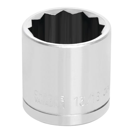 Performance Tool 3/8 In Dr. 12 Pt Socket 13/16 In Socket 12Pt 13/, W38526 W38526