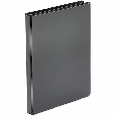 Universal Round Ring Economy Vinyl View Binder, 1/2" Capacity, Black UNV20951***