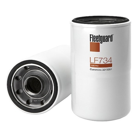 Fleetguard Oil Filter, Spin-On LF734