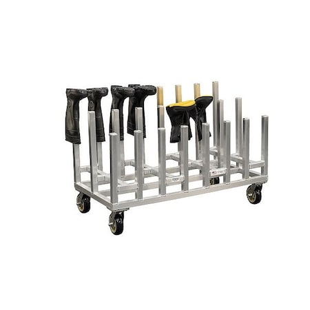 New Age Industrial Footwear Drying Rack, 34 1/8" H, 50 1/2" L 54511CST