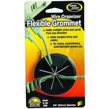 Master Caster Co mpany MAS00209 Flexible Grommet- 2-.38in. Diameter- Black MAS00209