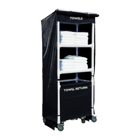 Royal Basket Trucks Towel Station, Blk, Vinyl G32-KKX-TSA-4ULN