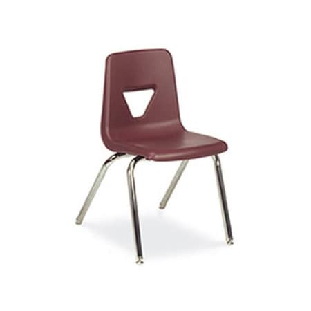 Virco 2000 Series 18" Classroom Chair, 5th Grade - Adult with Nylon Glides - Navy Seat 2018