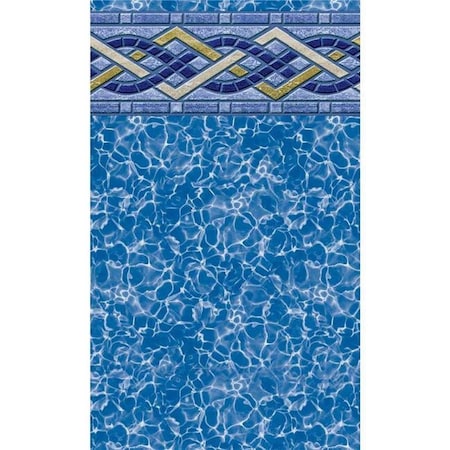 Newalthlete 18 ft. Round Brighton Prism 52 in. Uni-Bead Above Ground Pool Liner NE3323051