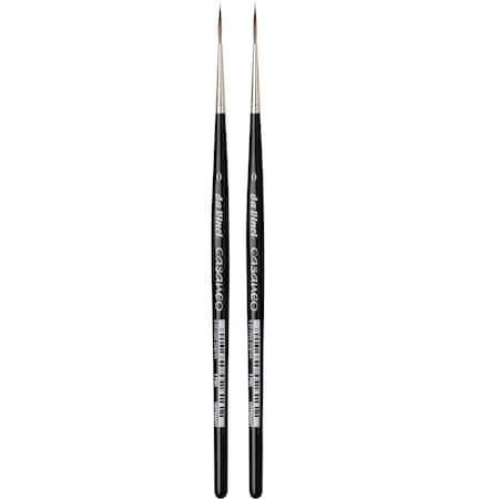 Da Vinci CASANEO Rigger, Extra Soft Synthetics, Watercolor & Acrylic, Liner, Series 1290, Size 0, 2PK VA-1290_0
