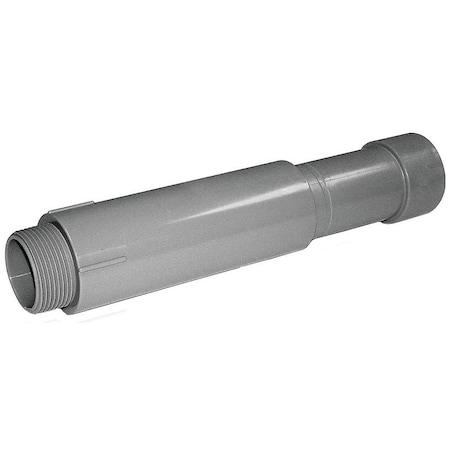 Carlon E945 Expansion Coupling, 1-1/4 in Female Socket, 6 in L, PVC, Gray E945G