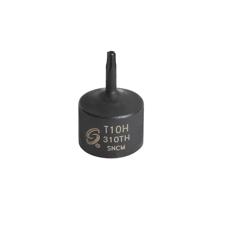 Sunex 3/8 in Drive T10H Stubby Tamperproof Internal Star Impact Socket 310TH