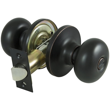 Prosource Privacy Lockset, Tubular Design, Stainless Steel TFX710V-PS