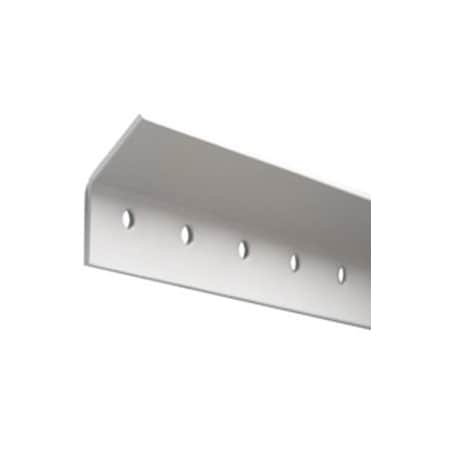 Easy Track Vinyl Coated Steel Wall Mounted Closet Storage Rail, 48 in RE1048