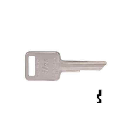 Ilco Unican AMC Jeep Key Blank 320560 RA4, 10PK 1970AM