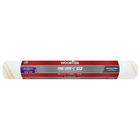 Wooster RR665 18 in. Pro/Doo-Z FTP 3/16 in. Nap Roller Cover 0RR6650180