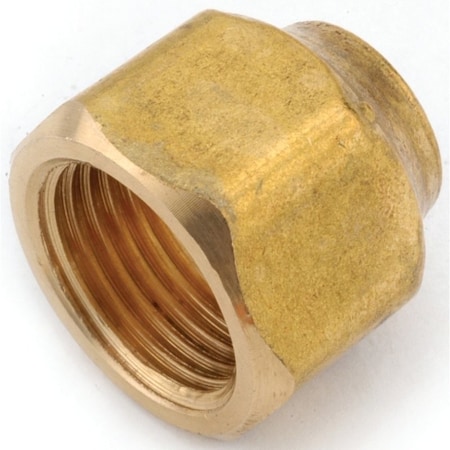Anderson Metals Nut, 3/8 x 1/4 in, Flare, Brass 754020-0604