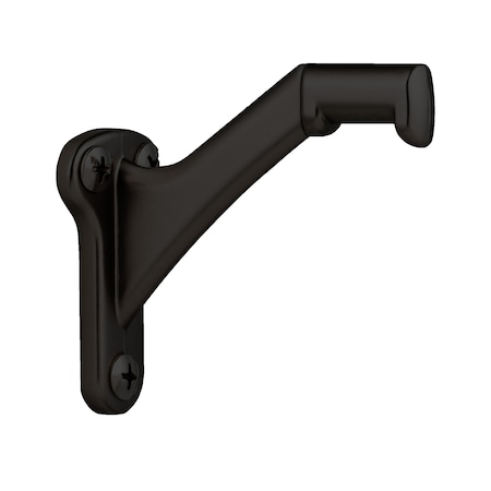 Geo 1-1/4" x 3-1/8" Heavy Duty Handrail Bracket Matte Black Finish GBH-HBHD4-MB