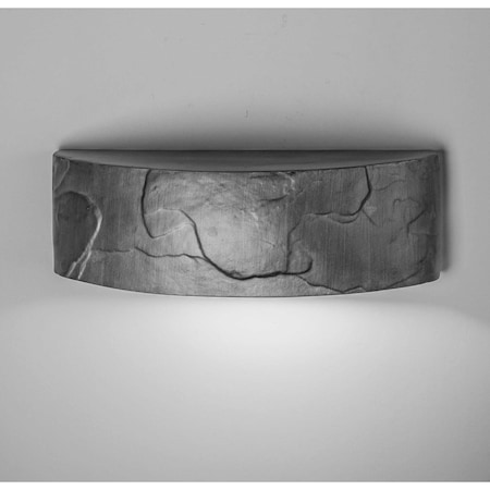 Luxury Lighting Masons Select 6 in Tall Ceramic Slate Look Outdoor Wall Light, Rubbed Pewter Paint Finish SL1906-APew-ud-7