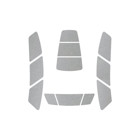 General Electric. HardHatReflectiveDecal, Silver, GEPPE GH622