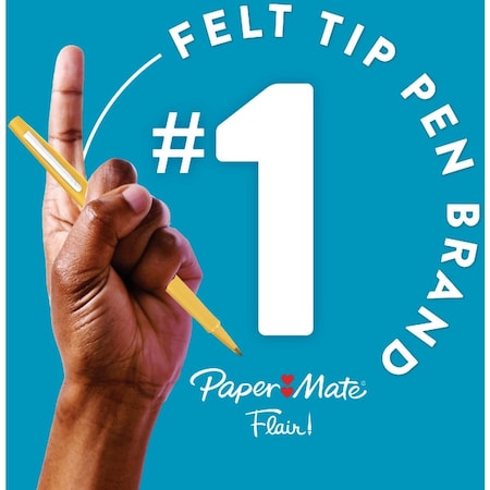 Paper Mate Flair Assorted Color Felt Tip Pens, 4PK 8404452PP