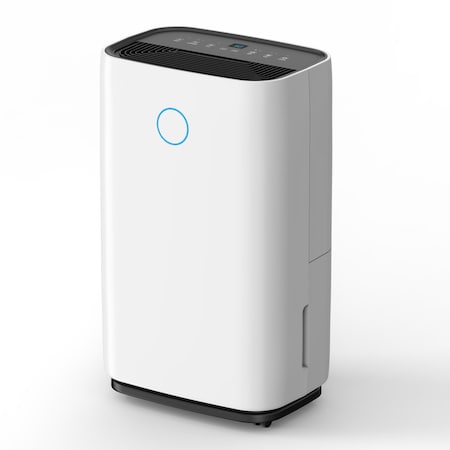 Edendirect 50 pt. 4500 sq. ft. Commercial Dehumidifier in. White with Bucket, Dry Mode ZR-0L20-D025C