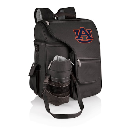 Picnic Time Family Of Brands NCAA Auburn Tigers Turismo Backpack Cooler with Water Bottle CarrierBlack 641-00-175-044-0