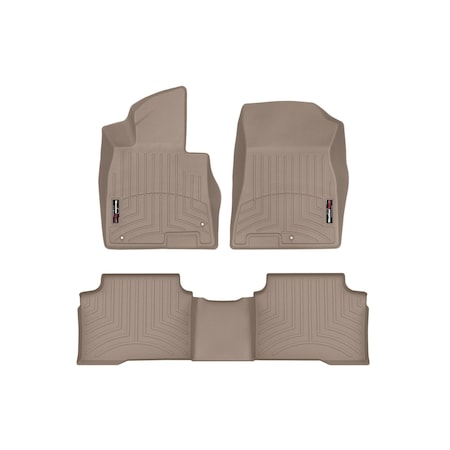Weathertech Tan, Front and Rear Floorliners 451598-1-4