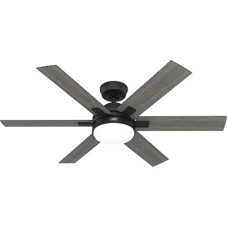 Hunter Ceiling Fan, Gray, 52 in Dia, 6 Blade 52783
