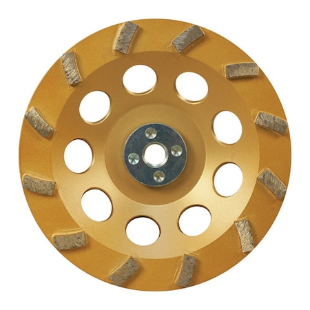 Makita Low-Vibration Turbo Diamond Cup Wheel, 7 in dia A-96419