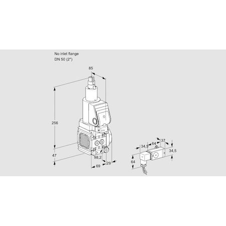 Honeywell Kromschroder VAS2T-/50N/LKSR KS88026237