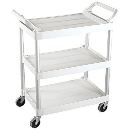 Rubbermaid Rubbermaid Service Cart - 34 x 19 x 38'', White RUB440W