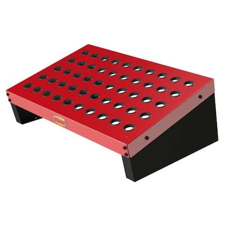 Huot Tool Pouch, Collet Rack, Red, Steel 14856