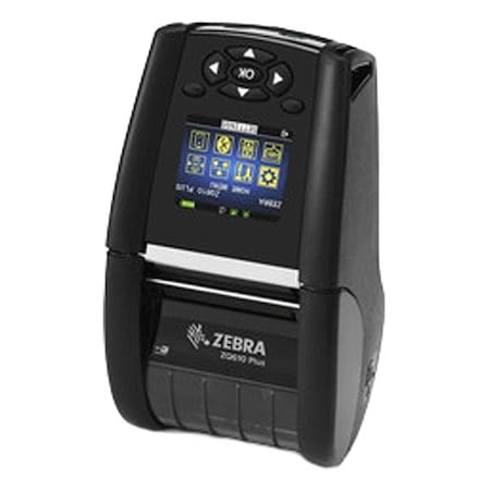 Zebra Mobile Printer, 4.5 in/sec, 203 dpi ZQ61-AUWA004-00