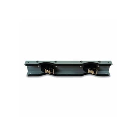 Justrite Gas Cylinder Storage Bracket, Wall Mount, 2 cylinder, Steel 400-35264