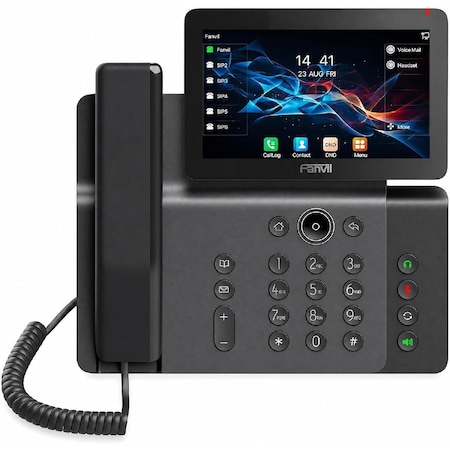 Fanvil IP Phone Android 9.0 OS 7 in 1024*600 adjustable color touch screen 20 SIP Lines V66