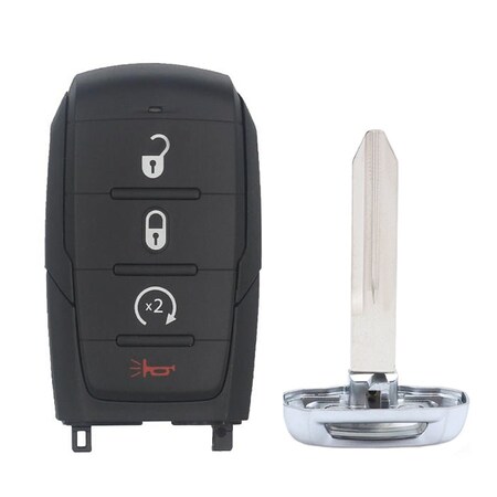 Aks Keys 2019 - 2024 RAM 1500 Smart Key 4B FCC# OHT-4882056 - Black Sides RC-DODGE-60C