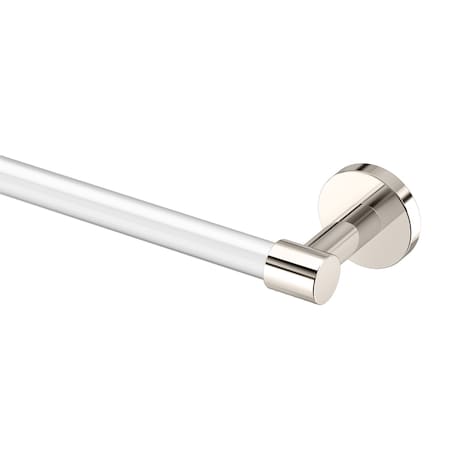 Gatco Clarion 18 in Towel Bar, Crystal-Clear Acrylic/Polished Nickel 5721