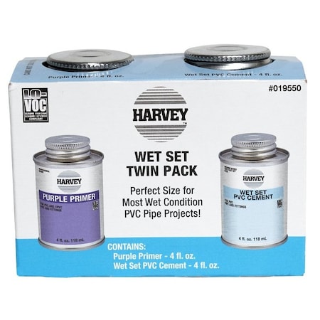 Wm H Harvey Co 4OZ WETSET, 2PK 019550