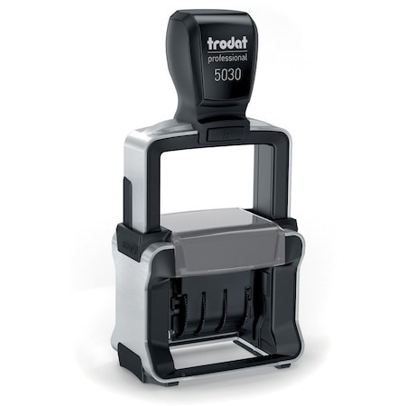 U.S. Stamp & Sign Trodat Professional Date Stamp, 4-Band, 1-5/8" x 3/8", Black T5030