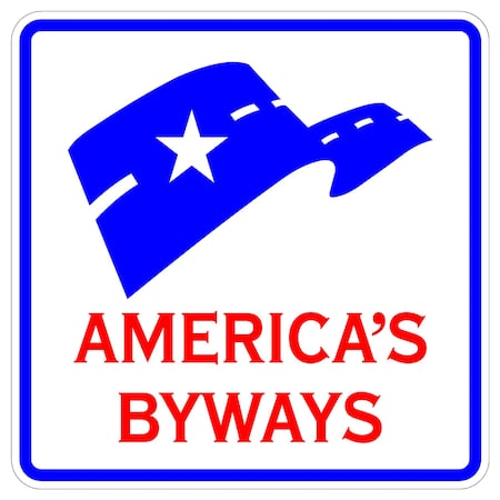 Sign Solutions Usa Traffic Sign, 24 in Width, Aluminum Sign, Square DUS10DWT2424D6-4