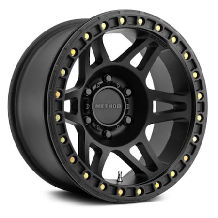 Water World 17 x 9 in. Beadlock Matte Black Wheel WA3637692