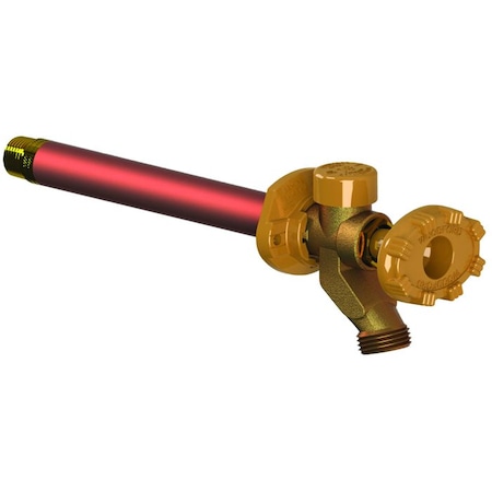 Woodford Mfg Model 19 Wall Faucet CP Inlet 12 Inch Tee Key 19CP-12-TK